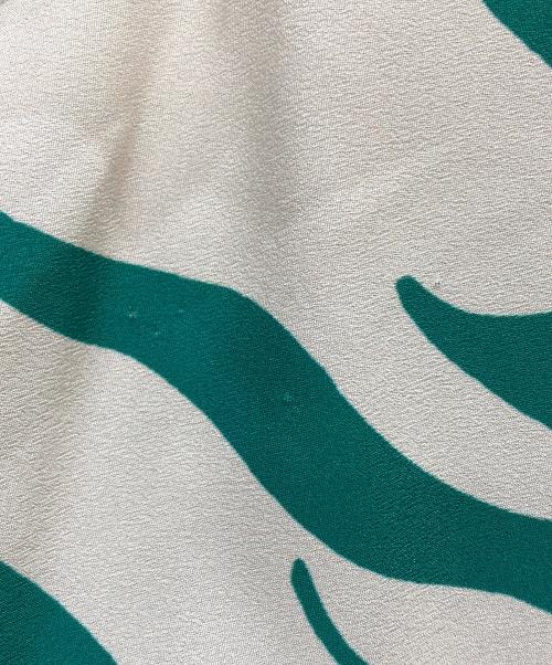 Jocomomola（ホコモモラ）Jocomomola (ホコモモラ) Varde mar 海中プリントワンピース グリーン サイズ:Lの古着・服飾アイテム