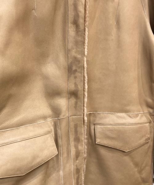 sprung paris（スプラングパリス）sprung paris (スプラングパリス) ムートンボアコート ブラウン サイズ:Sの古着・服飾アイテム