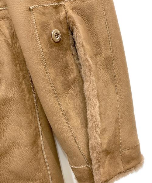 sprung paris（スプラングパリス）sprung paris (スプラングパリス) ムートンボアコート ブラウン サイズ:Sの古着・服飾アイテム