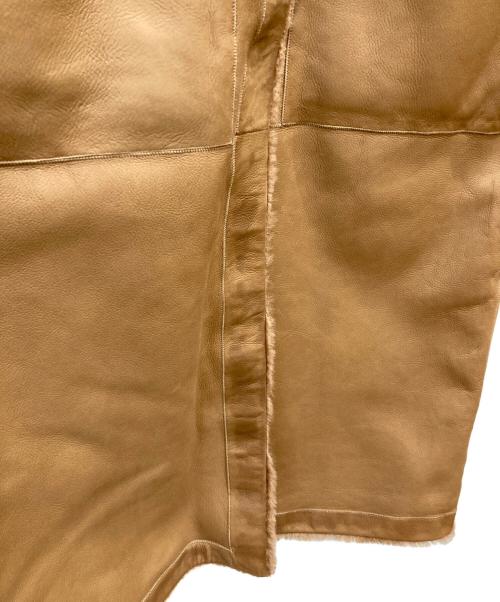 sprung paris（スプラングパリス）sprung paris (スプラングパリス) ムートンボアコート ブラウン サイズ:Sの古着・服飾アイテム