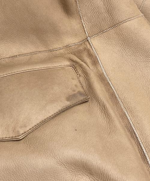 sprung paris（スプラングパリス）sprung paris (スプラングパリス) ムートンボアコート ブラウン サイズ:Sの古着・服飾アイテム