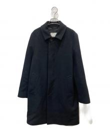 MACKINTOSH PHILOSOPHY（マッキントッシュ フィロソフィー）の古着「｢WELLINGTON｣ウールステンカラーコート」｜ブラック
