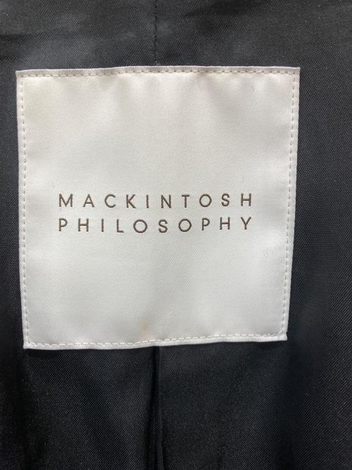 MACKINTOSH PHILOSOPHY（マッキントッシュ フィロソフィー）MACKINTOSH PHILOSOPHY (マッキントッシュ フィロソフィー) ｢WELLINGTON｣ウールステンカラーコート ブラック サイズ:38の古着・服飾アイテム