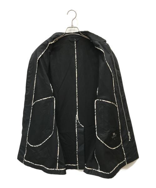 BURBERRY BLACK LABEL（バーバリーブラックレーベル）BURBERRY BLACK LABEL (バーバリーブラックレーベル) ステンカラーコート ブラック サイズ:Mの古着・服飾アイテム