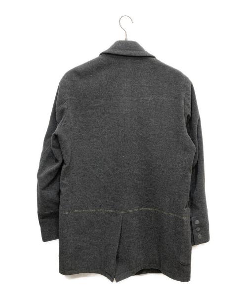 VERSACE JEANS COUTURE（ヴェルサーチ ジーンズクチュール）VERSACE JEANS COUTURE (ヴェルサーチ ジーンズクチュール) Pコート グレー サイズ:Mの古着・服飾アイテム