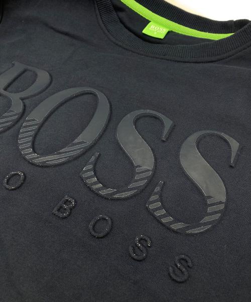 HUGO BOSS（ヒューゴ ボス）HUGO BOSS (ヒューゴ ボス) ロゴスウェット ネイビー サイズ:Mの古着・服飾アイテム