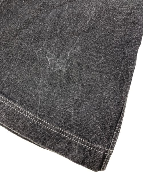 PINK HOUSE（ピンクハウス）PINK HOUSE (ピンクハウス) デニムジャンパースカート ブラック サイズ:表記なし（FREE相当）の古着・服飾アイテム