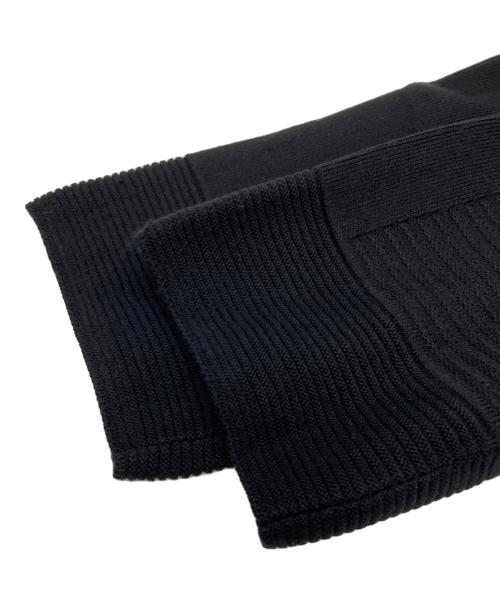 PLEATS PLEASE（プリーツプリーズ）PLEATS PLEASE (プリーツプリーズ) プリーツデザインニット ブラック サイズ:3の古着・服飾アイテム