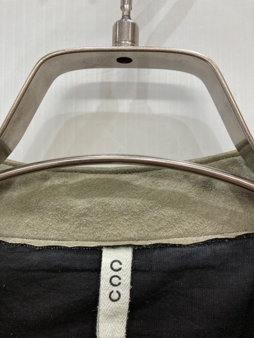 CCU（シーシーユー）CCU (シーシーユー) スタンドカラースエードジャケット カーキ サイズ:2の古着・服飾アイテム
