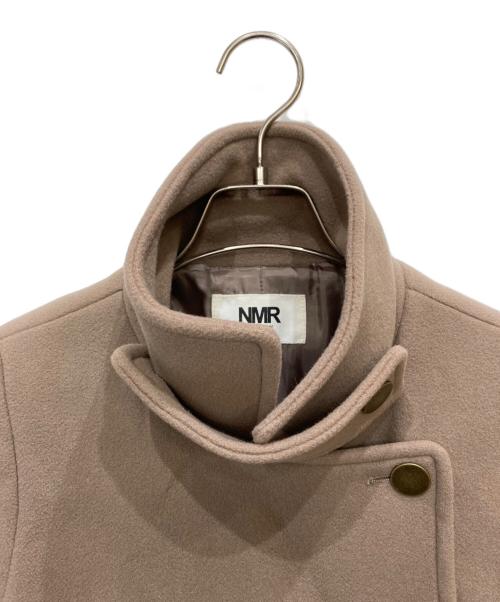 NOISE MAKER（ノイズメーカー）NOISE MAKER (ノイズメーカー) あやめ織２WAYカラーロングコート ピンクベージュ サイズ:36の古着・服飾アイテム