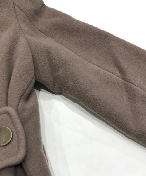 NOISE MAKER（ノイズメーカー）NOISE MAKER (ノイズメーカー) あやめ織２WAYカラーロングコート ピンクベージュ サイズ:36の古着・服飾アイテム