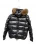 MONCLER（モンクレール）の古着「MAYA-FUR GIUBBOTTO ダウンジャケット」｜ブラック