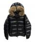 MONCLER（モンクレール）の古着「MAYA-FUR GIUBBOTTO ダウンジャケット」｜ブラック