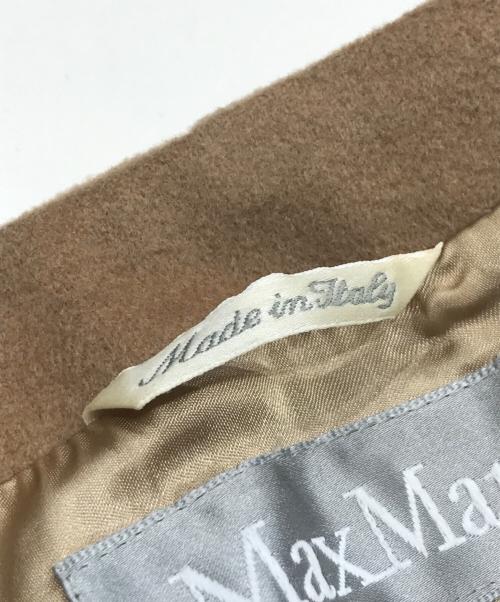 MaxMara（マックスマーラ）MaxMara (マックスマーラ) ノーカラーコート ブラウン サイズ:36の古着・服飾アイテム