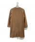 MaxMara (マックスマーラ) ノーカラーコート ブラウン サイズ:36：15000円