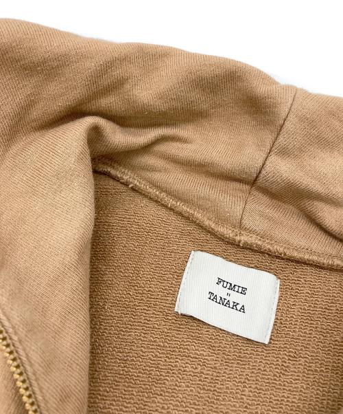 FUMIE=TANAKA（フミエタナカ）FUMIE=TANAKA (フミエタナカ) ノースリーブハーフジップスウェット ブラウン サイズ:2の古着・服飾アイテム