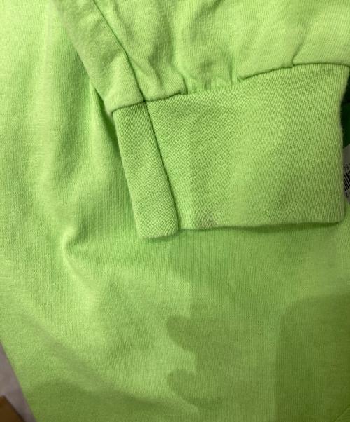 Noah（ノア）Noah (ノア) プリントカットソー 黄緑 サイズ:Lの古着・服飾アイテム
