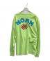 Noah (ノア) プリントカットソー 黄緑 サイズ:L：3500円