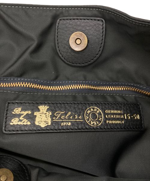 Felisi（フェリージ）Felisi (フェリージ) レザートートバッグ ブラックの古着・服飾アイテム