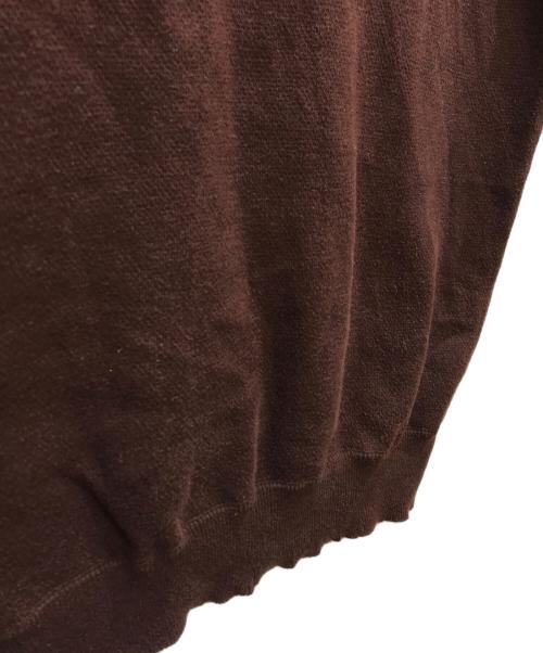 TTT MSW（ティー）TTT MSW (ティー) FLOWER KNIT VEST ブラウン サイズ:FREEの古着・服飾アイテム