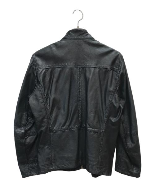 BOSS ORANGE（ボスオレンジ）BOSS ORANGE (ボスオレンジ) ｢Jips5｣シングルライダースジャケット ブラック サイズ:46の古着・服飾アイテム