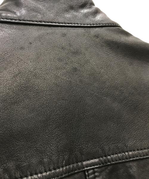 BOSS ORANGE（ボスオレンジ）BOSS ORANGE (ボスオレンジ) ｢Jips5｣シングルライダースジャケット ブラック サイズ:46の古着・服飾アイテム