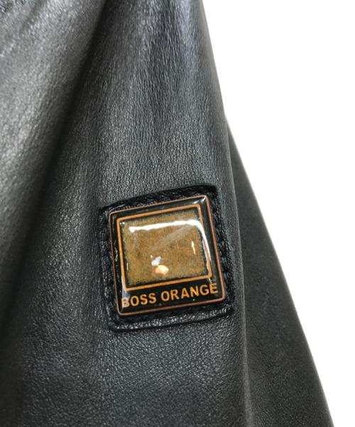 BOSS ORANGE（ボスオレンジ）BOSS ORANGE (ボスオレンジ) ｢Jips5｣シングルライダースジャケット ブラック サイズ:46の古着・服飾アイテム