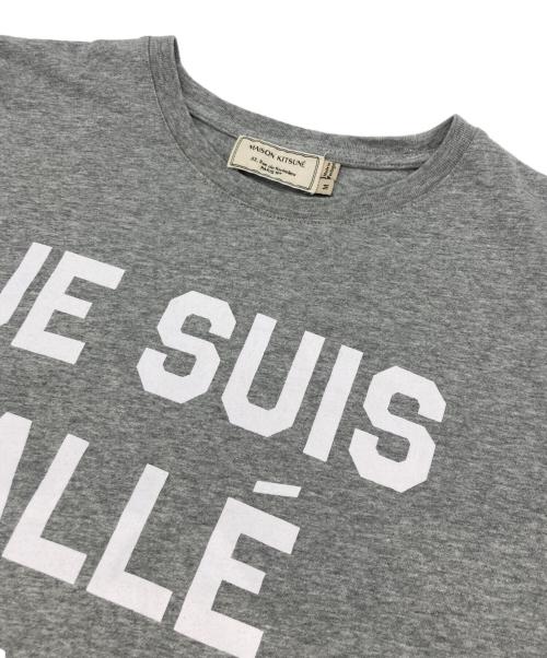 maison kitsune（メゾンキツネ）maison kitsune (メゾンキツネ) Tシャツ グレー サイズ:Mの古着・服飾アイテム