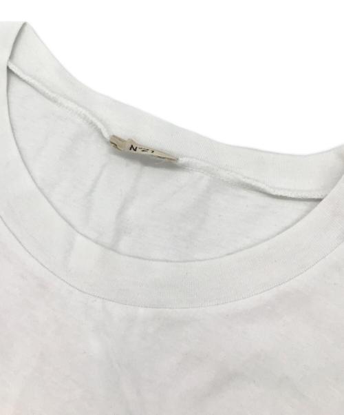 N°21（ヌメロヴェントゥーノ）N°21 (ヌメロヴェントゥーノ) カットソーワンピース ホワイト サイズ:16の古着・服飾アイテム