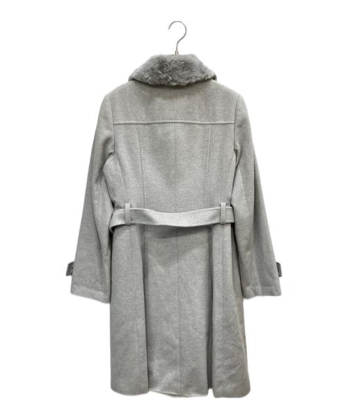 BURBERRY LONDON（バーバリーロンドン）BURBERRY LONDON (バーバリーロンドン) ラビットファーコート グレー サイズ:42の古着・服飾アイテム
