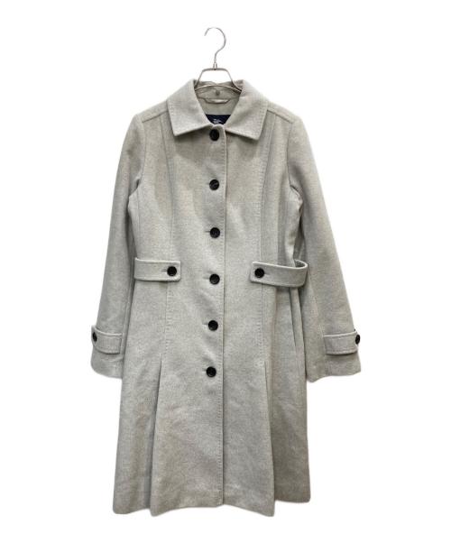 BURBERRY LONDON（バーバリーロンドン）BURBERRY LONDON (バーバリーロンドン) ラビットファーコート グレー サイズ:42の古着・服飾アイテム