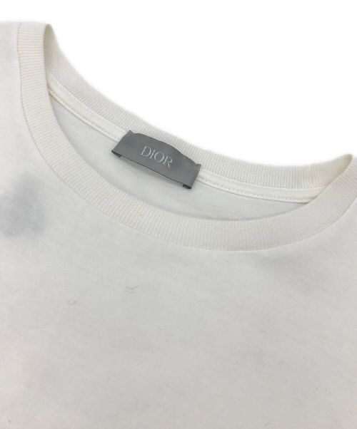 Dior（ディオール）DIOR (ディオール) KAWS (カウズ) 刺繍Tシャツ ホワイト サイズ:XSの古着・服飾アイテム