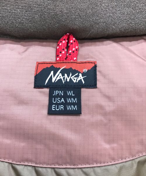 NANGA（ナンガ）NANGA (ナンガ) AURORA TEX DOWN JACKET IBUKI ピンク サイズ:Lの古着・服飾アイテム