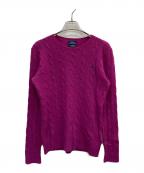 POLO RALPH LAURENポロ・ラルフローレン）の古着「カシミヤブレンドニット」｜パープル