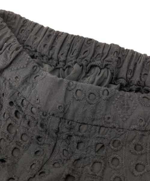 machatt（マチャット）machatt (マチャット) カットワークレースパンツ ブラック サイズ:Fの古着・服飾アイテム