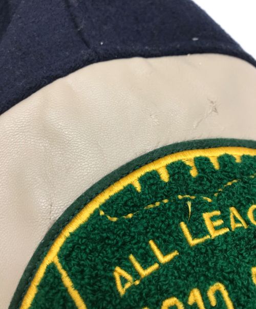 40s & shorties（フォーティーズアンドショーティーズ.）40s & shorties (フォーティーズアンドショーティーズ.) ドッキングブルゾン ネイビー×オリーブ サイズ:XLの古着・服飾アイテム