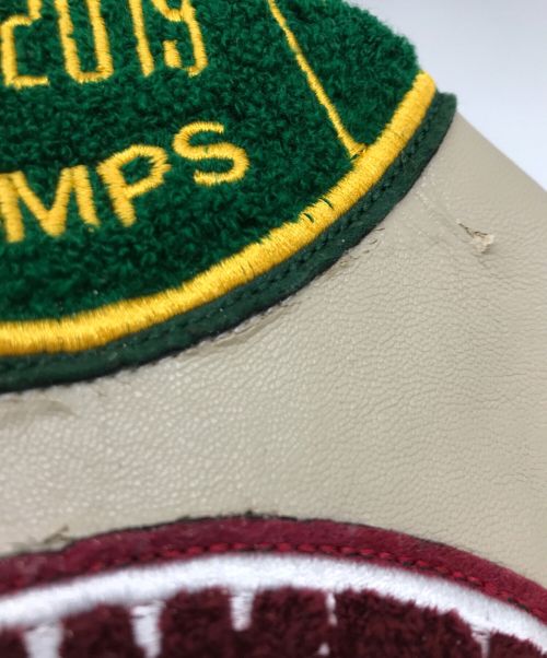 40s & shorties（フォーティーズアンドショーティーズ.）40s & shorties (フォーティーズアンドショーティーズ.) ドッキングブルゾン ネイビー×オリーブ サイズ:XLの古着・服飾アイテム