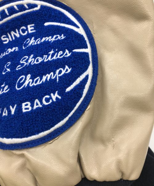 40s & shorties（フォーティーズアンドショーティーズ.）40s & shorties (フォーティーズアンドショーティーズ.) ドッキングブルゾン ネイビー×オリーブ サイズ:XLの古着・服飾アイテム