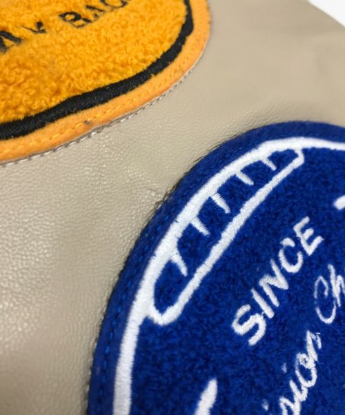 40s & shorties（フォーティーズアンドショーティーズ.）40s & shorties (フォーティーズアンドショーティーズ.) ドッキングブルゾン ネイビー×オリーブ サイズ:XLの古着・服飾アイテム