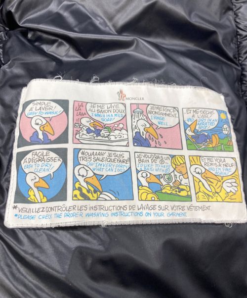 MONCLER（モンクレール）MONCLER (モンクレール) ダウンジャケット ブラック サイズ:00の古着・服飾アイテム