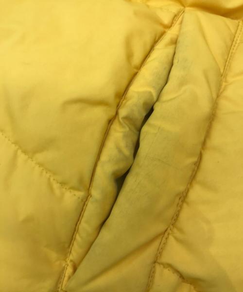 FIRST DOWN（ファーストダウン）FIRST DOWN (ファーストダウン) リバーシブルダウンジャケット イエロー サイズ:Lの古着・服飾アイテム