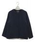 INDIVI（インディヴィ）の古着「ノーカラージャケット」｜ネイビー