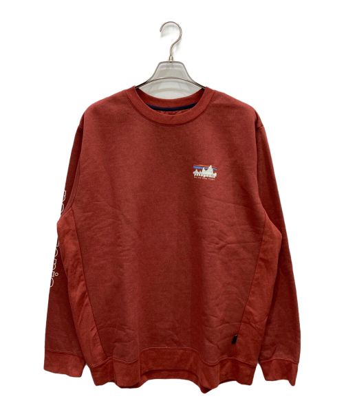 Patagonia（パタゴニア）Patagonia (パタゴニア) Skyline Uprisal Crew Sweatshirt レッド サイズ:XLの古着・服飾アイテム