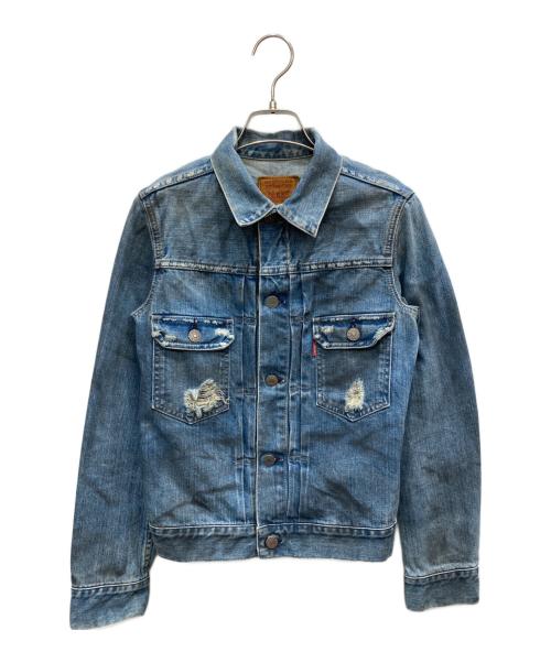 LEVI'S（リーバイス）LEVI'S (リーバイス) ダメージ加工デニムジャケット インディゴ サイズ:Sの古着・服飾アイテム