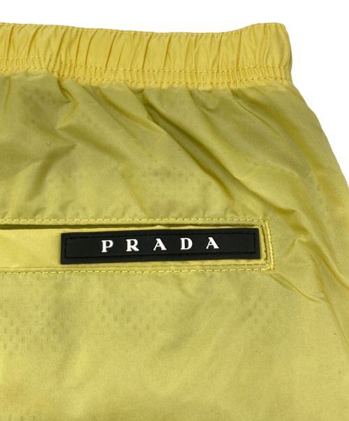 PRADA（プラダ）PRADA (プラダ) Nylon Swim Shorts イエロー サイズ:50の古着・服飾アイテム