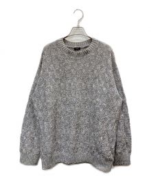 LOEFF（ロエフ）の古着「NYクラフトジャカードニット」｜グレー