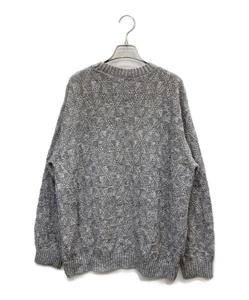 LOEFF（ロエフ）LOEFF (ロエフ) NYクラフトジャカードニット グレー サイズ:2の古着・服飾アイテム