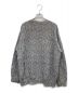 LOEFF (ロエフ) NYクラフトジャカードニット グレー サイズ:2：4000円