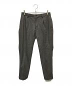 UNITED ARROWSユナイテッドアローズ）の古着「UASBハウンドトゥース1プリーツパンツ」｜グレー