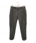 UNITED ARROWS（ユナイテッドアローズ）の古着「UASBハウンドトゥース1プリーツパンツ」｜グレー